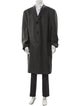Canali Wool Tweed Pattern Overcoat