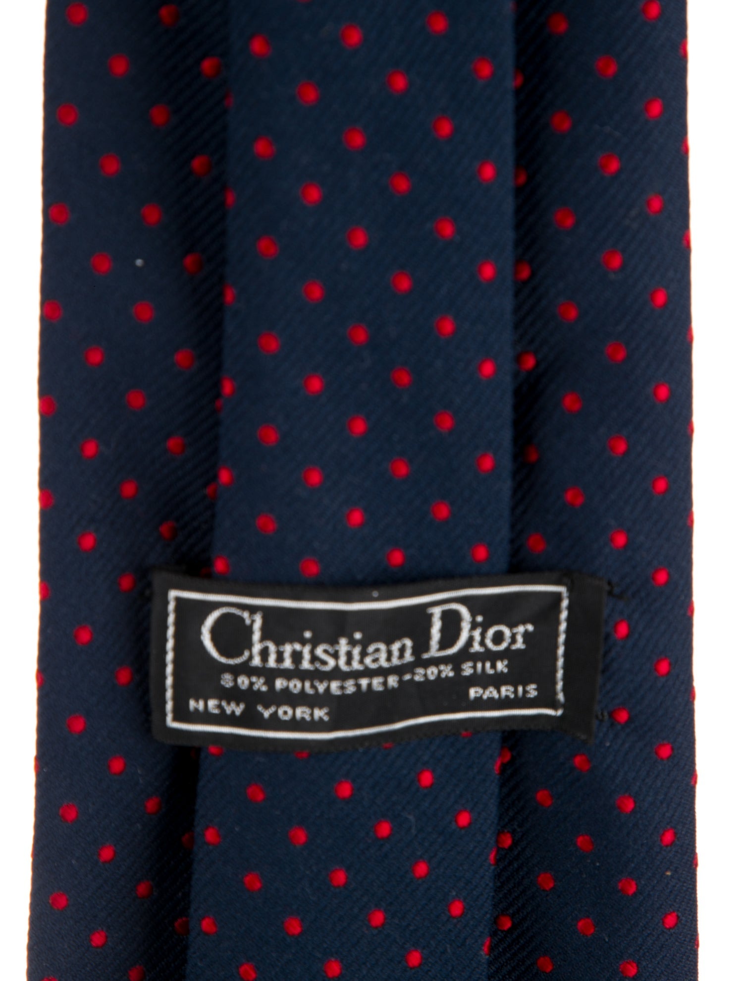 Christian Dior Silk Patterned Tie