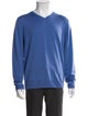Canali Wool V-Neck Pullover