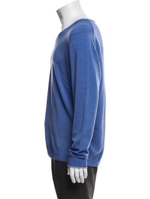 Canali Wool V-Neck Pullover