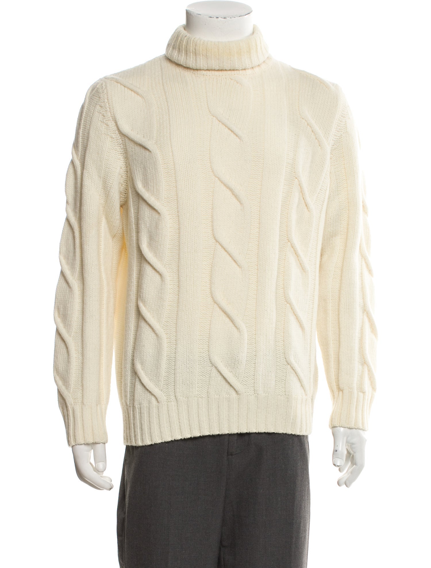 Canali Merino Wool Turtleneck Pullover