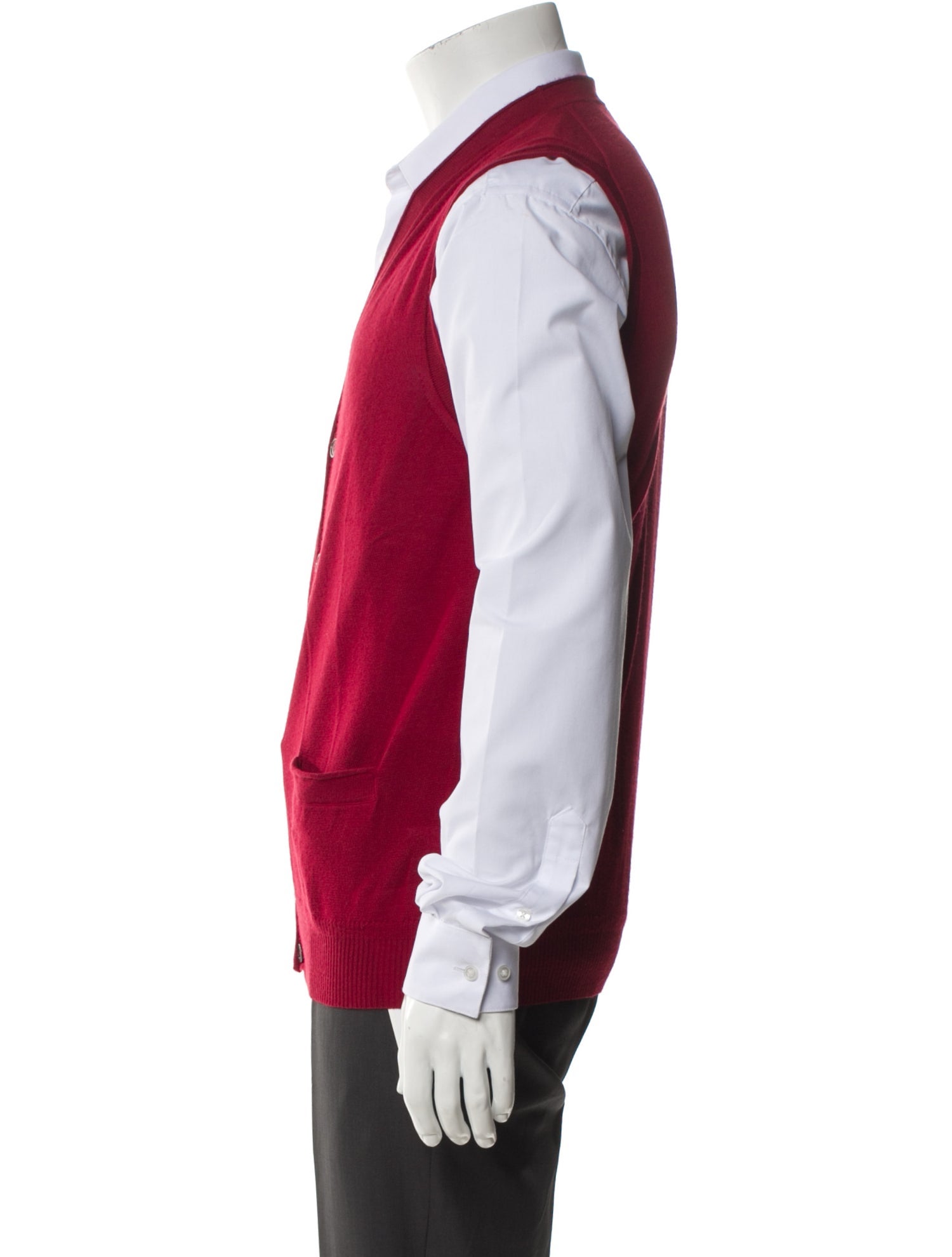 Canali Cashmere V-Neck Sweater Vest