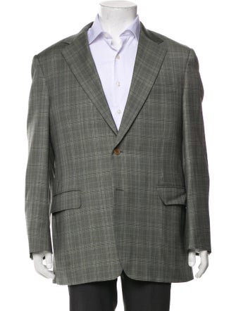 Canali Patterned Wool Blazer