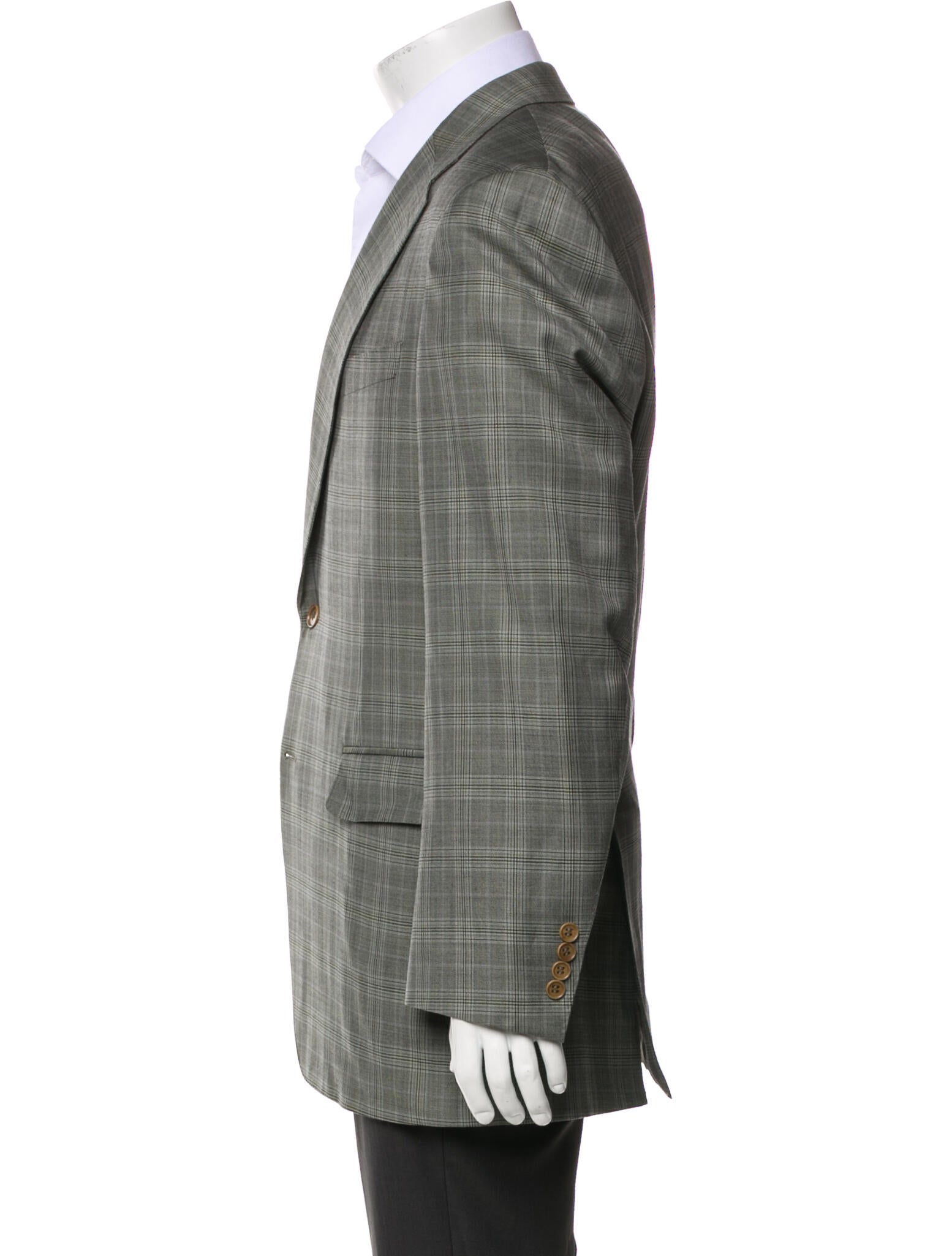 Canali Patterned Wool Blazer