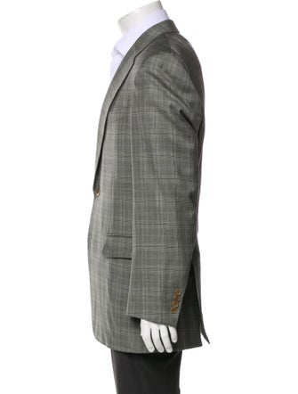 Canali Patterned Wool Blazer