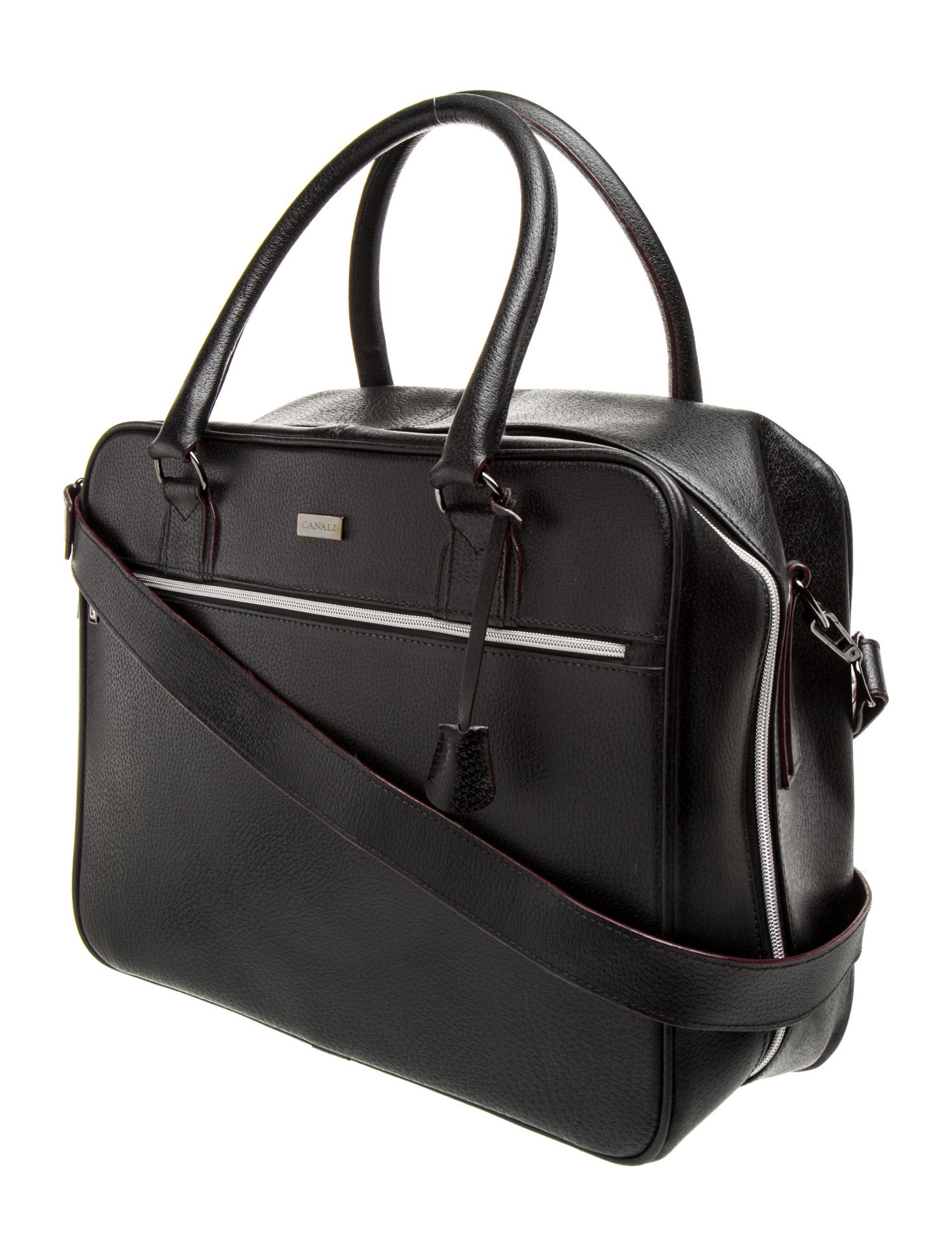 Canali Leather Briefcase