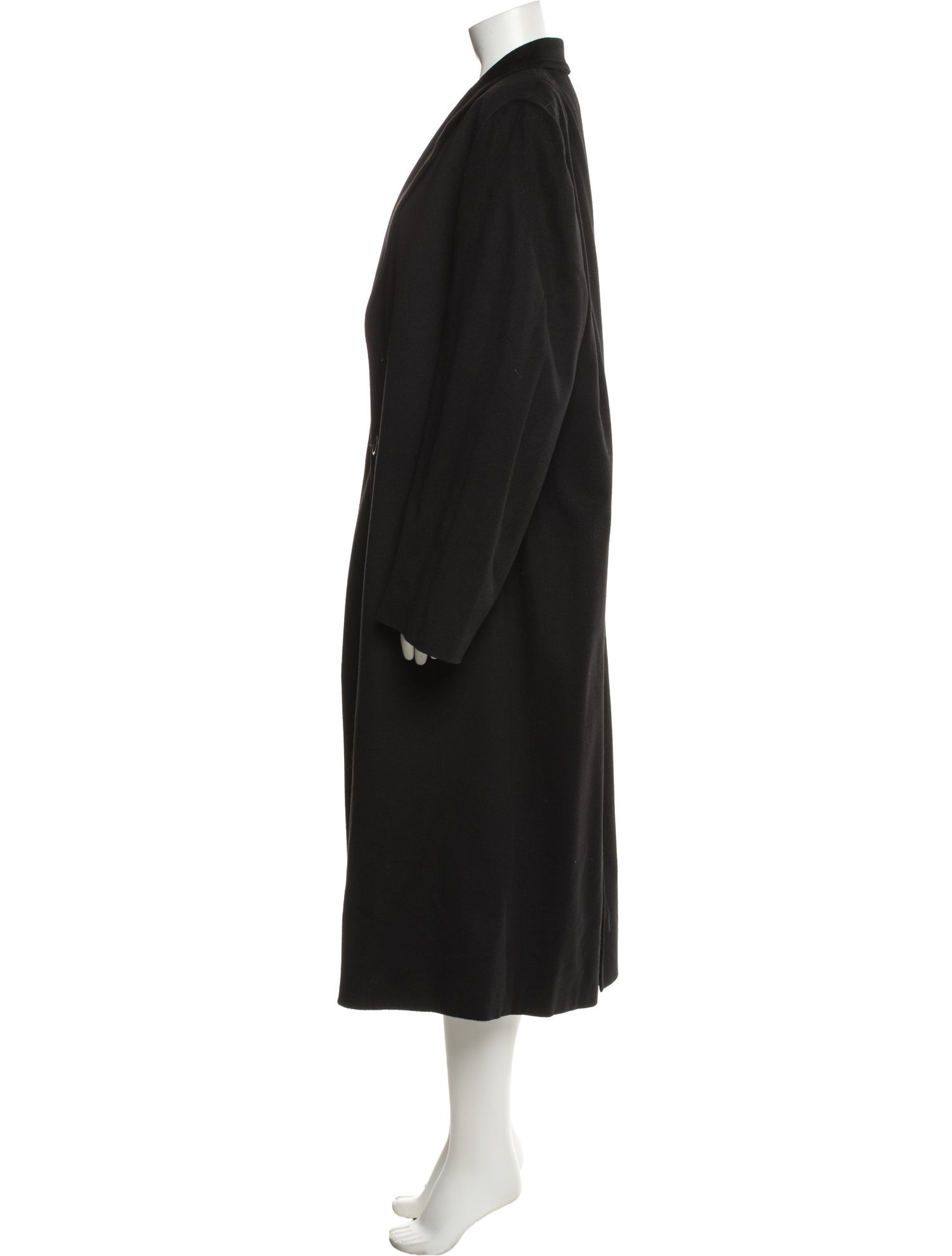 Canali Cashmere Faux Fur Coat