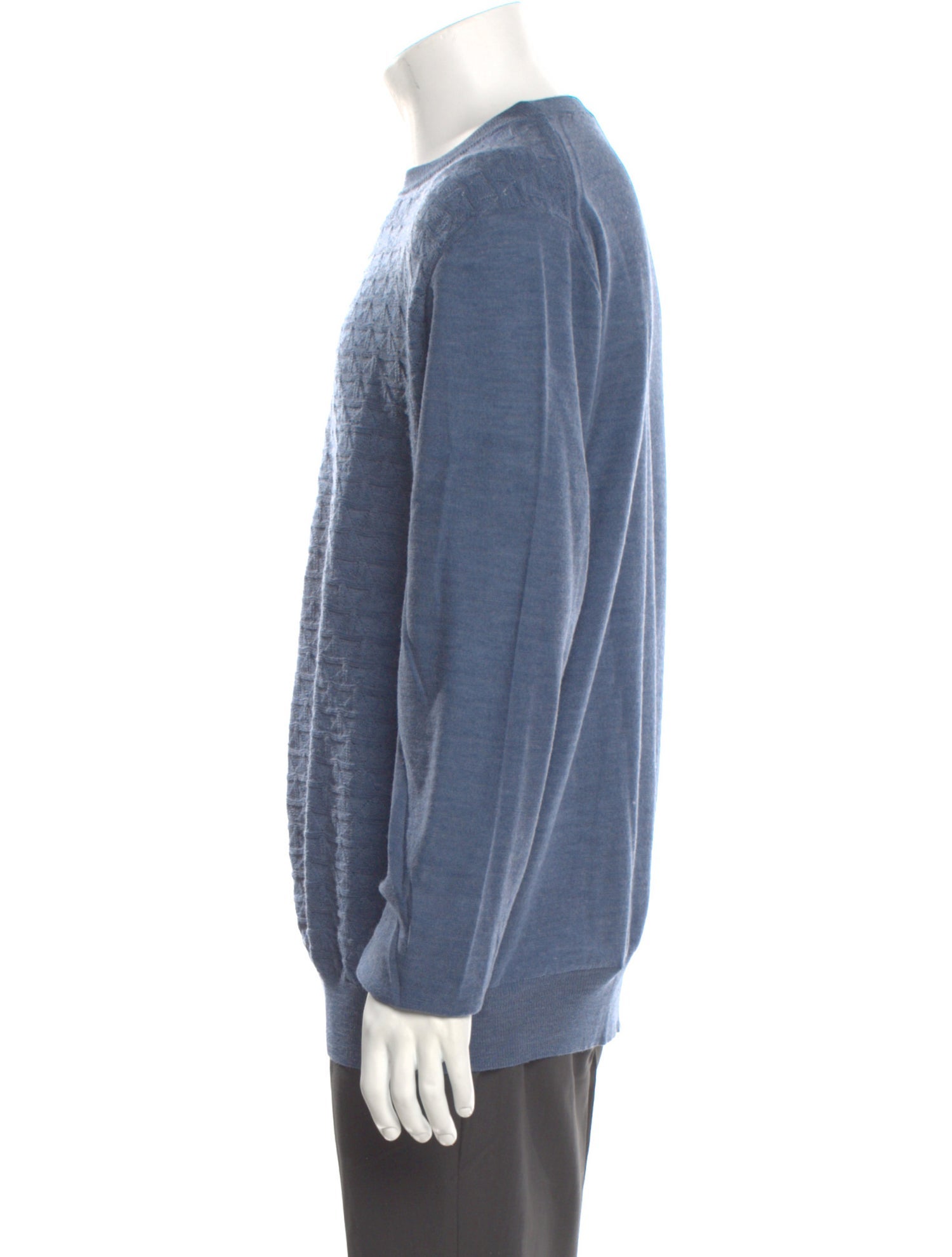 Canali Wool Crew Neck Pullover