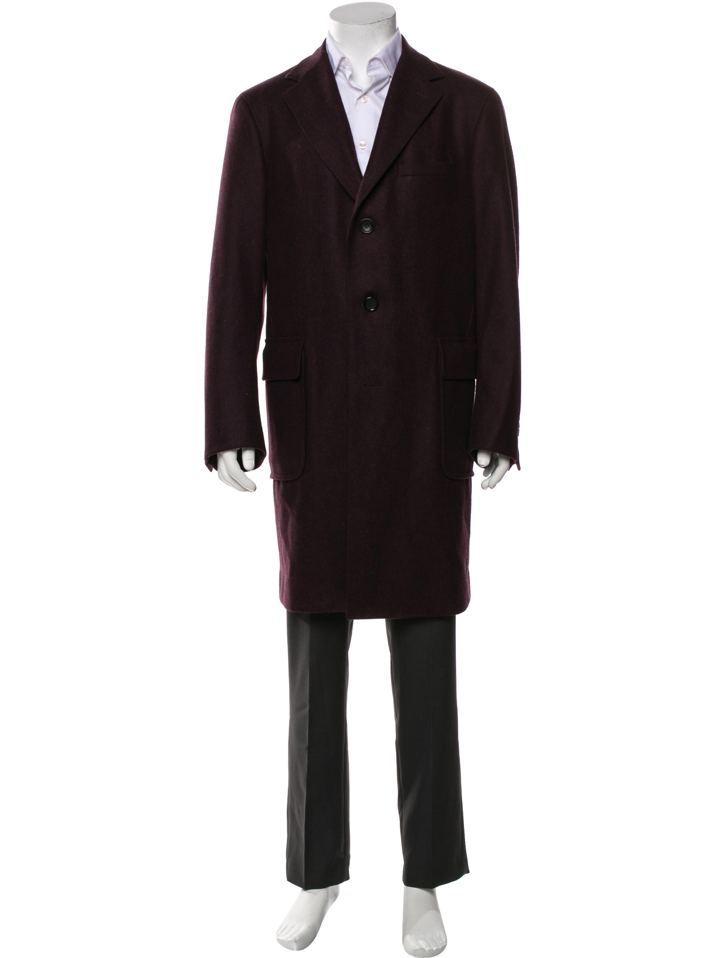Canali Wool Overcoat