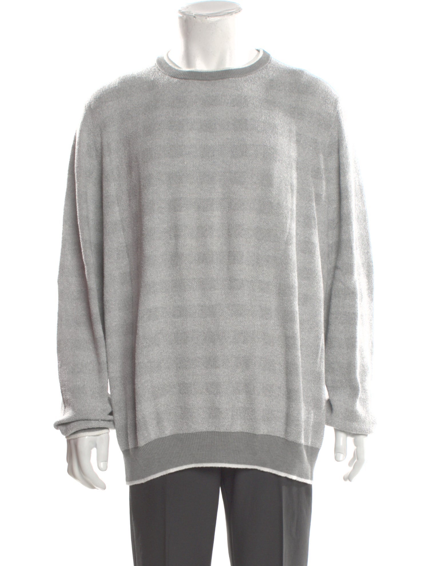 Canali Crew Neck Long Sleeve Pullover