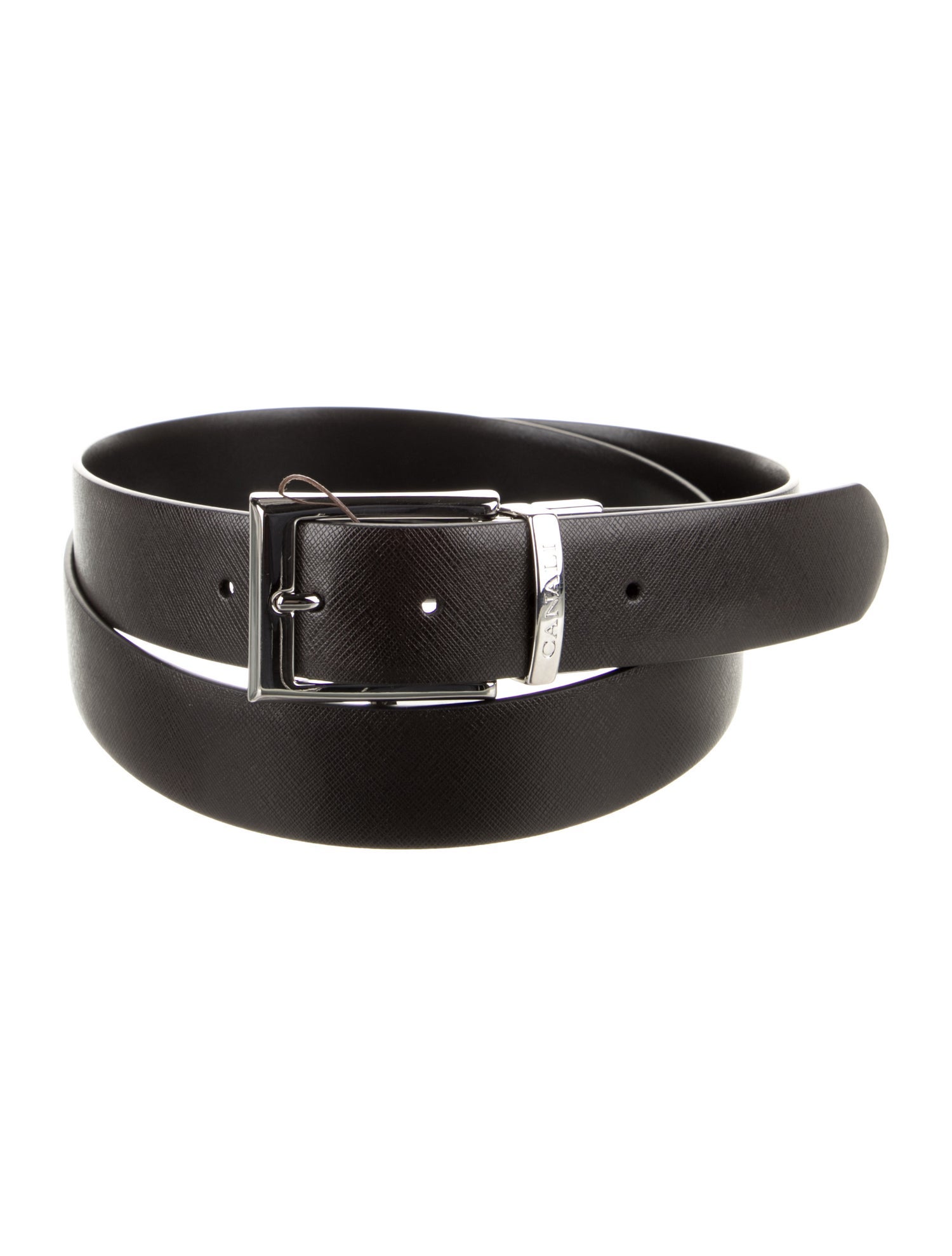Canali Leather Waist Belt w/ Tags
