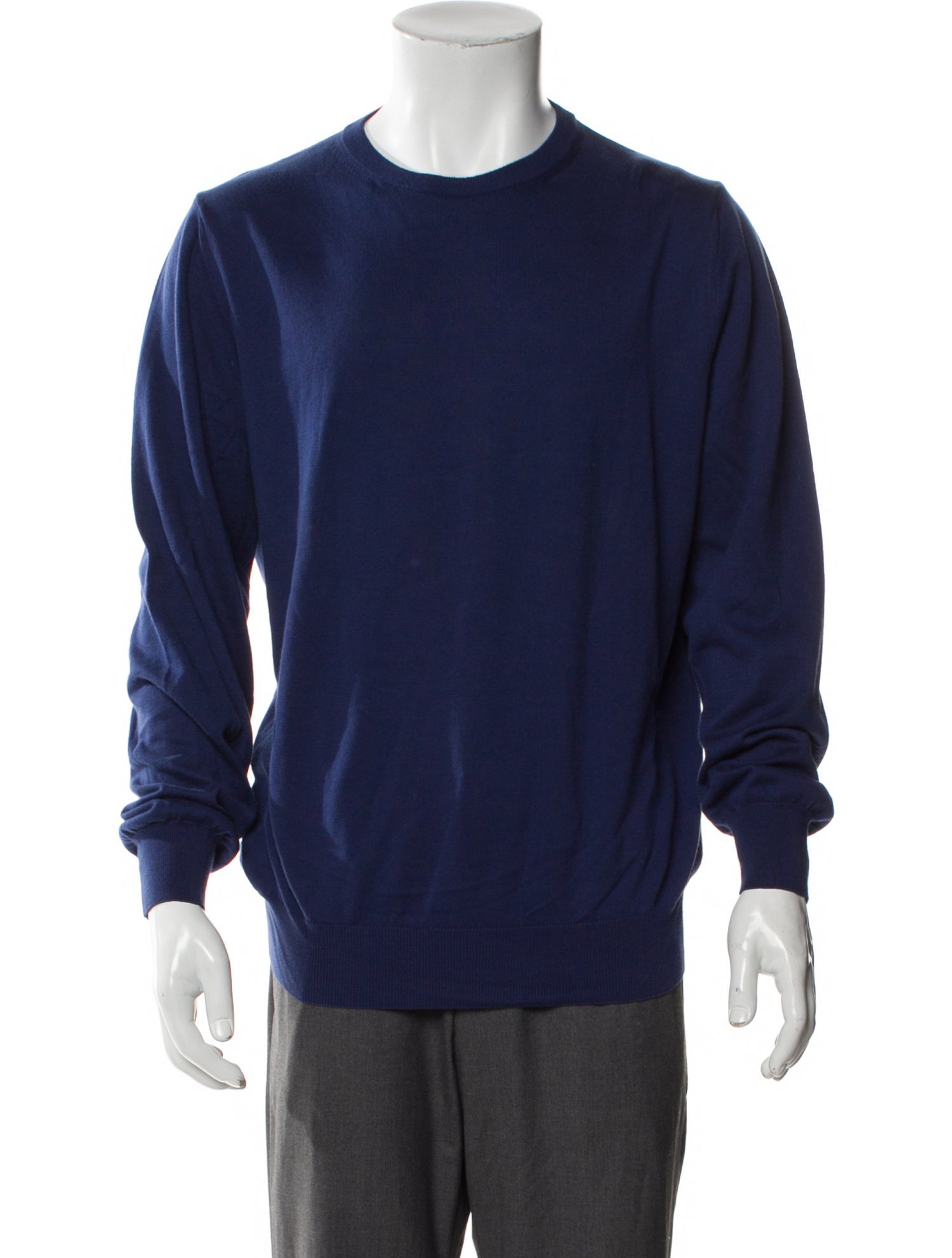 Canali Crew Neck Long Sleeve Pullover