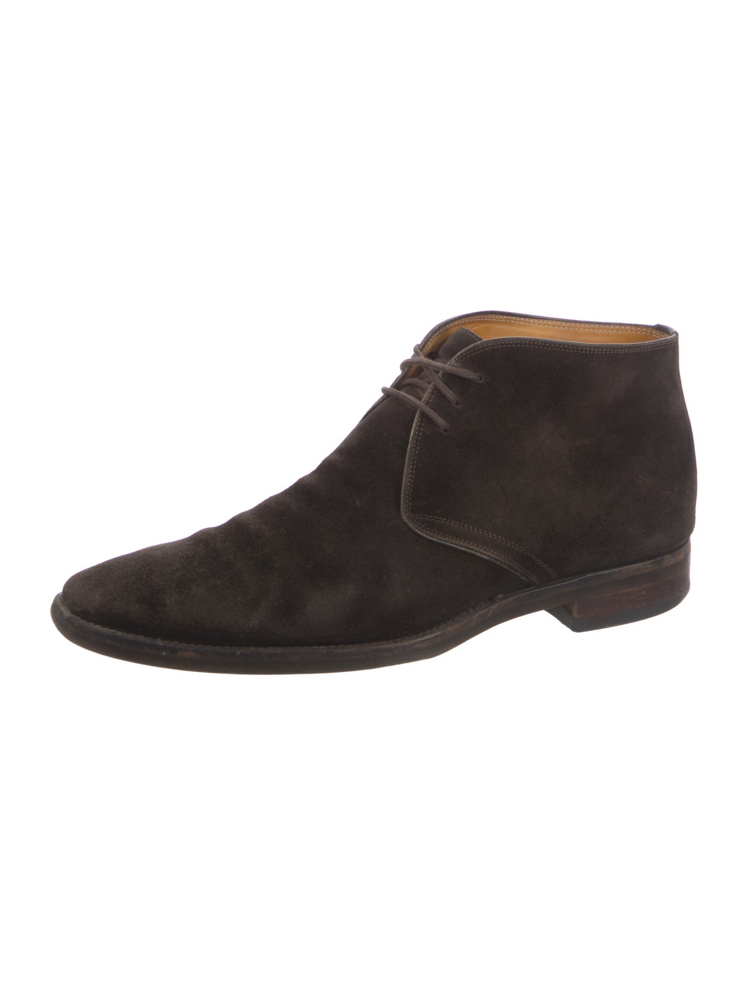 Canali Suede Lace-Up Boots