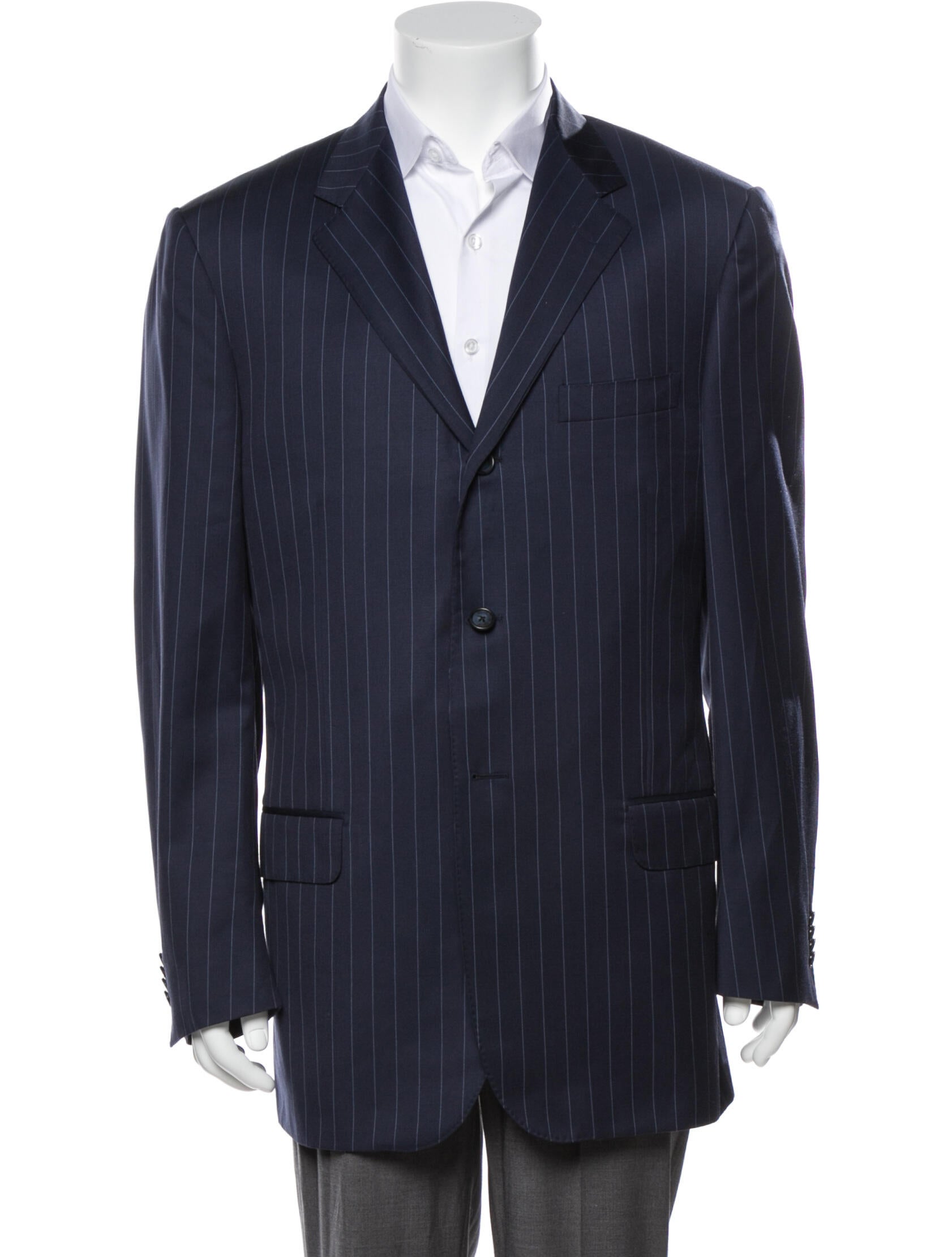 Corneliani Wool Striped Blazer