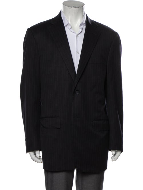 Corneliani Virgin Wool Striped Blazer