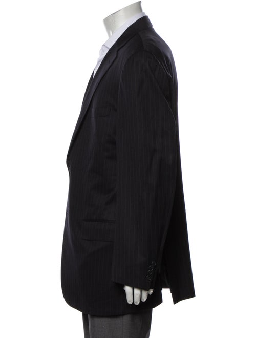 Corneliani Virgin Wool Striped Blazer
