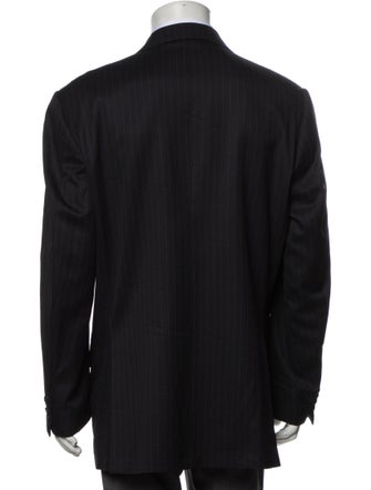 Corneliani Virgin Wool Striped Blazer
