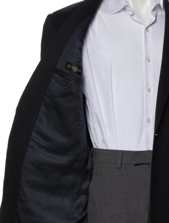 Corneliani Virgin Wool Striped Blazer