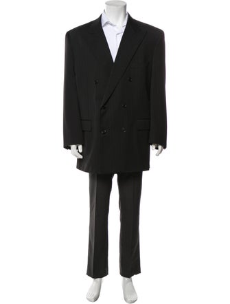 Corneliani Virgin Wool Striped Blazer