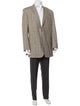 Corneliani Virgin Wool Plaid Print Sport Coat