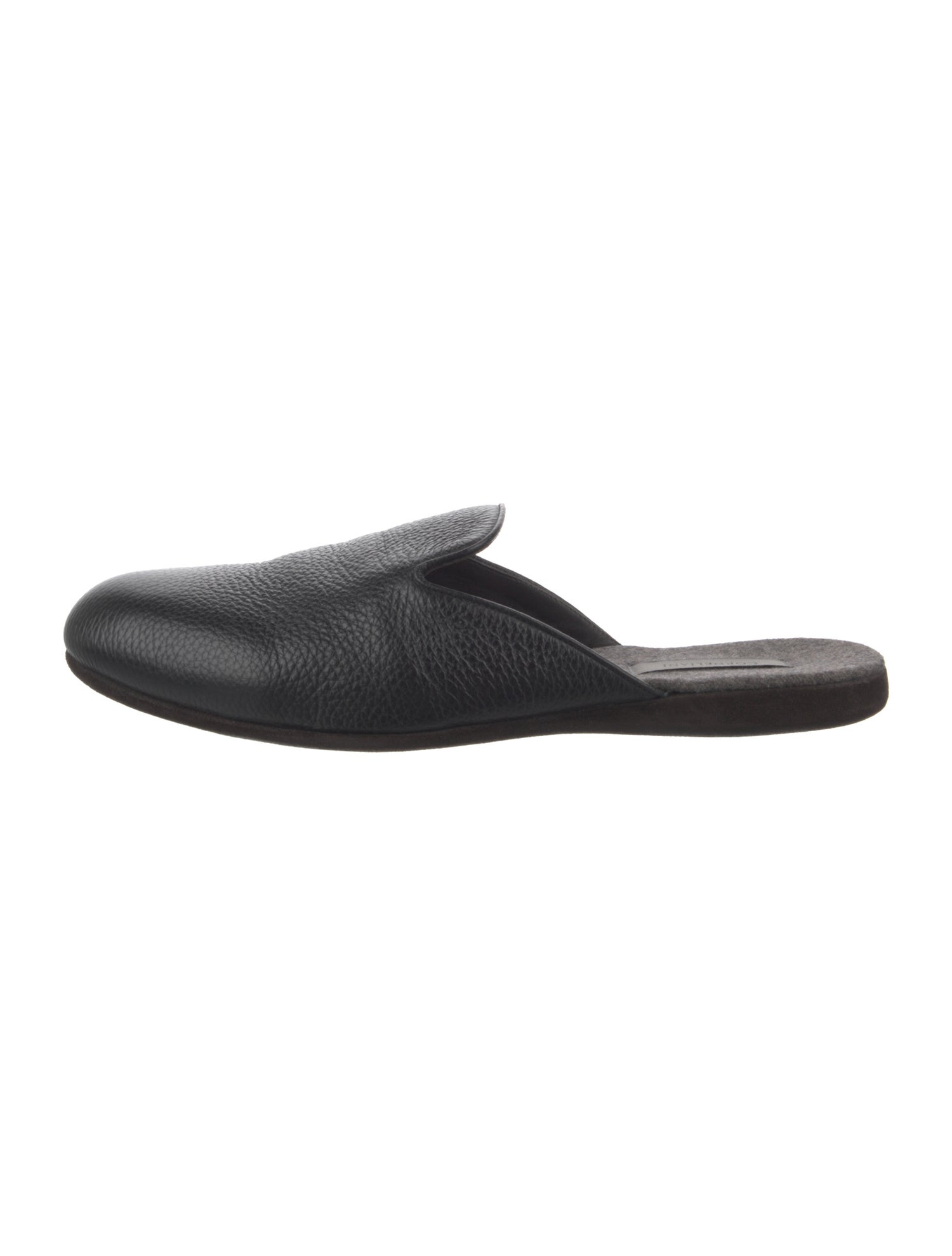 Corneliani Leather Slippers