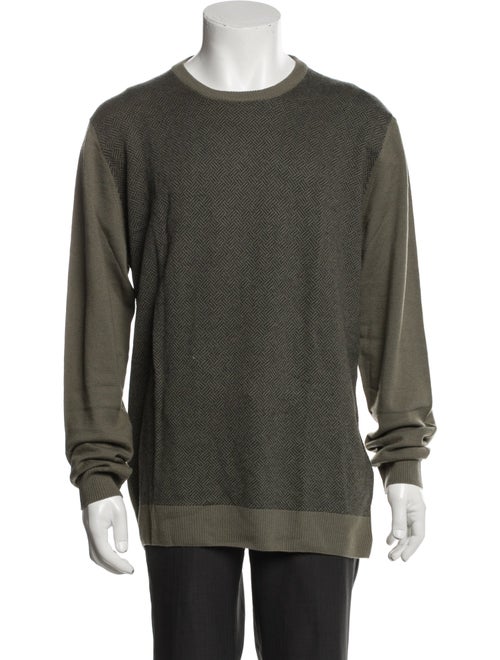 Corneliani Virgin Wool Printed Pullover