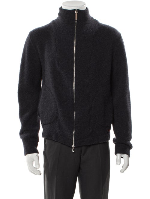 Corneliani Merino Wool Bomber Jacket