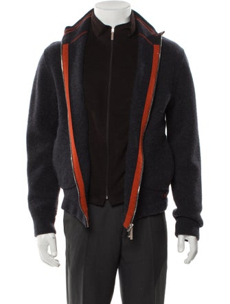 Corneliani Merino Wool Bomber Jacket