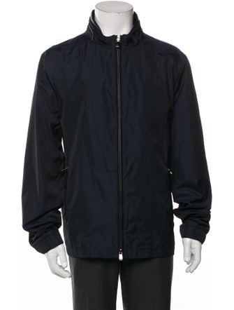 Corneliani Graphic Print Windbreaker