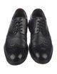 Corneliani Leather Eyelet Trim Oxfords