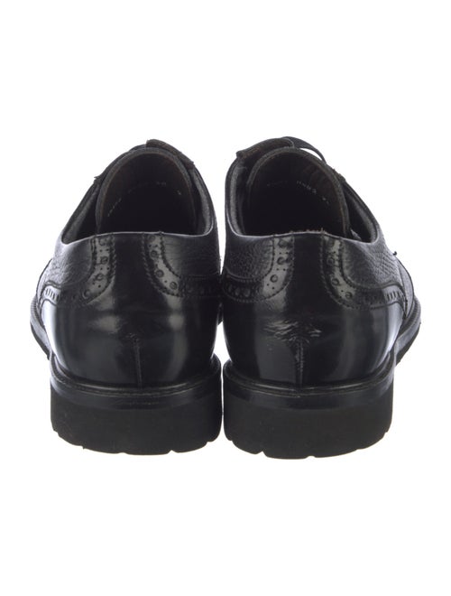 Corneliani Leather Eyelet Trim Oxfords