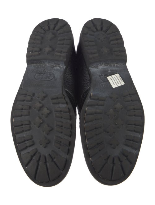 Corneliani Leather Eyelet Trim Oxfords