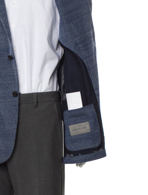 Corneliani Plaid Print Utility Jacket