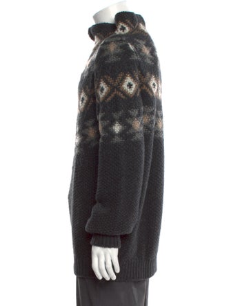 Corneliani Cashmere Printed Pullover