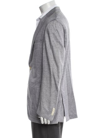 Corneliani Linen Peacoat