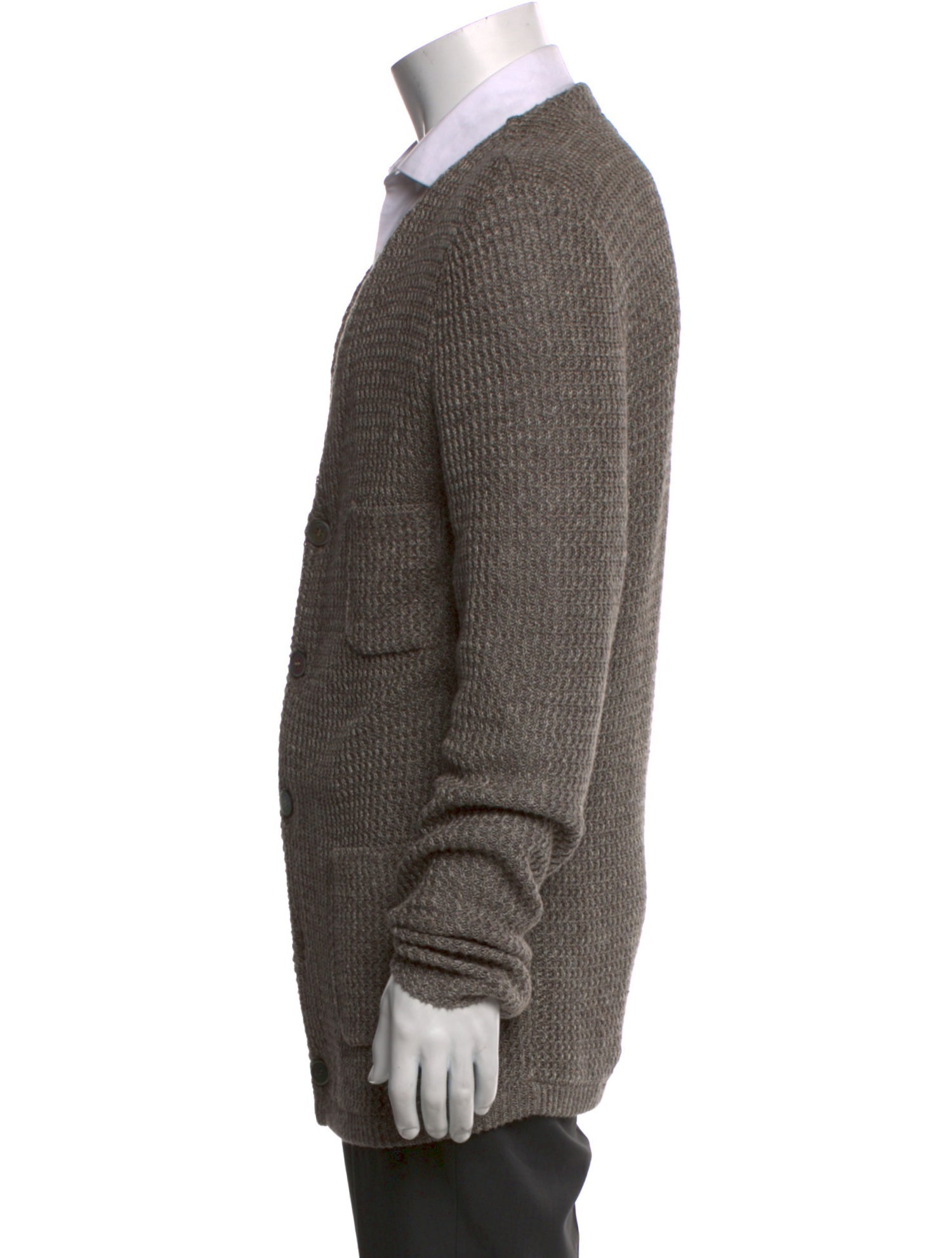 Corneliani Linen V-Neck Cardigan