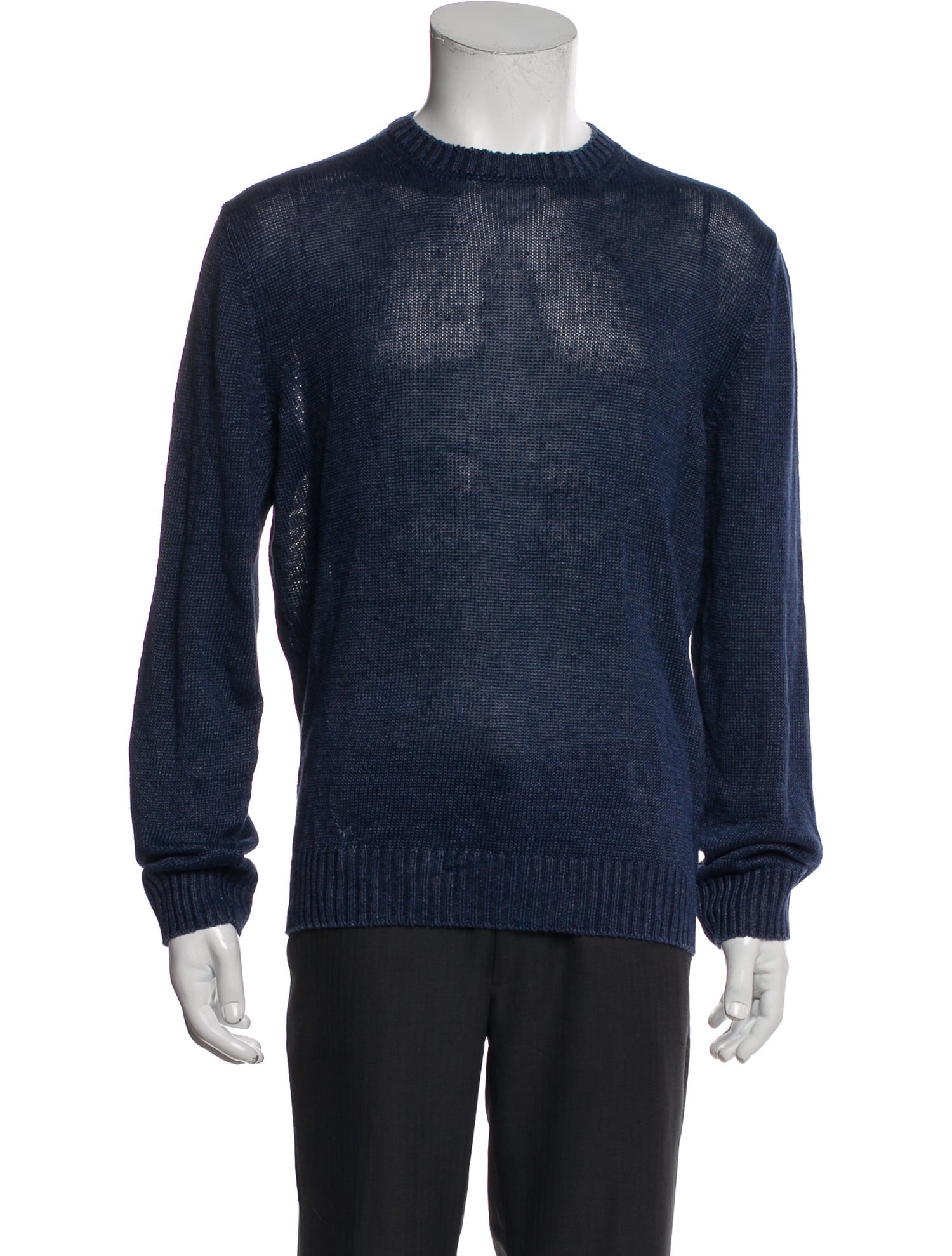 Corneliani Linen Crew Neck Pullover