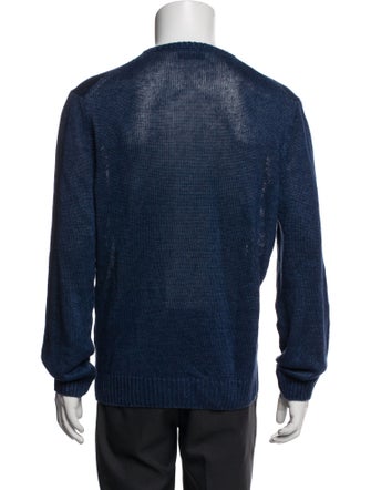 Corneliani Linen Crew Neck Pullover