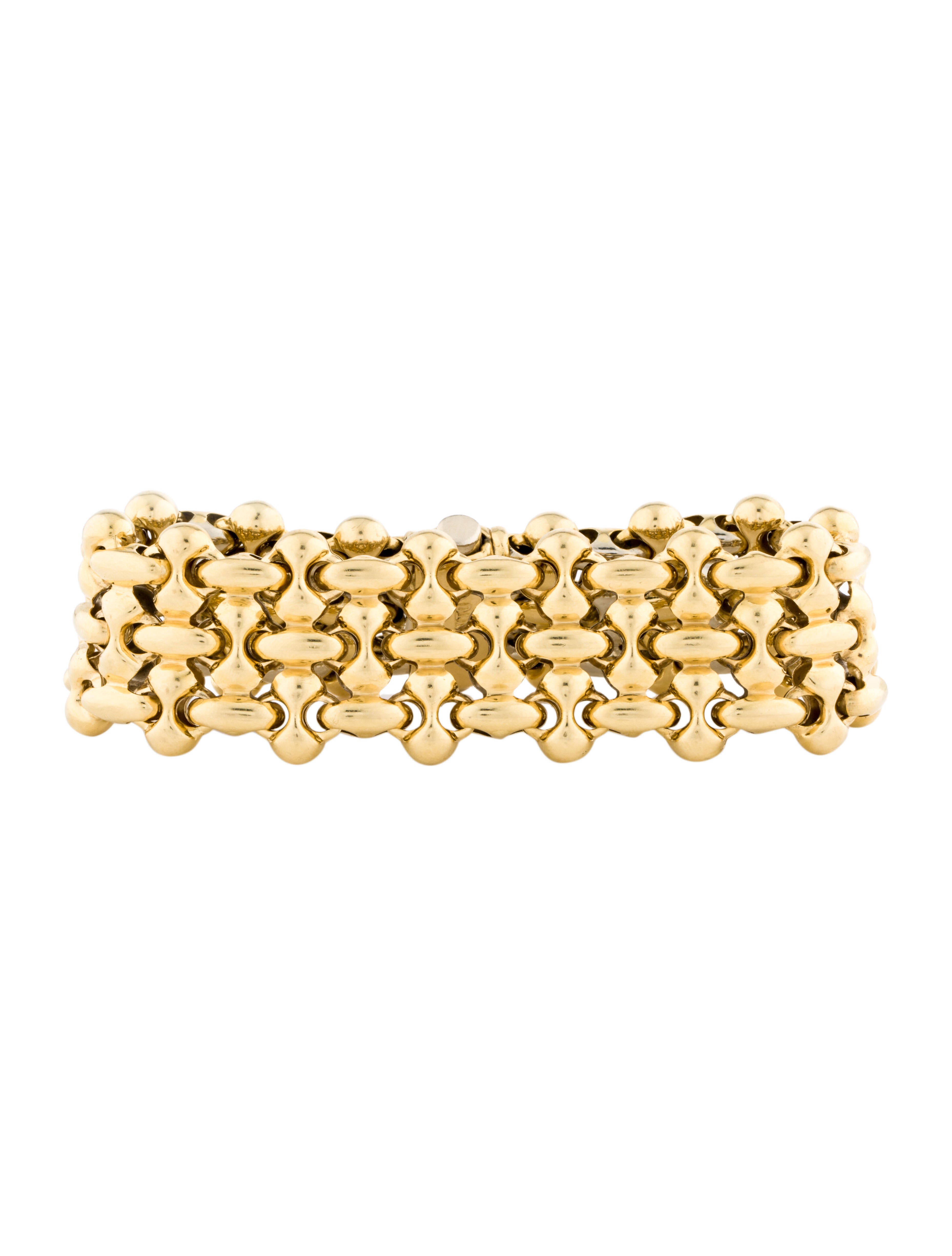 Chimento 18K TwoTone Reversible Fancy Link Bracelet 18K Yellow Gold