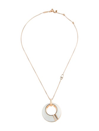 Chimento 18K Diamond & Chalcedony Pendant Necklace