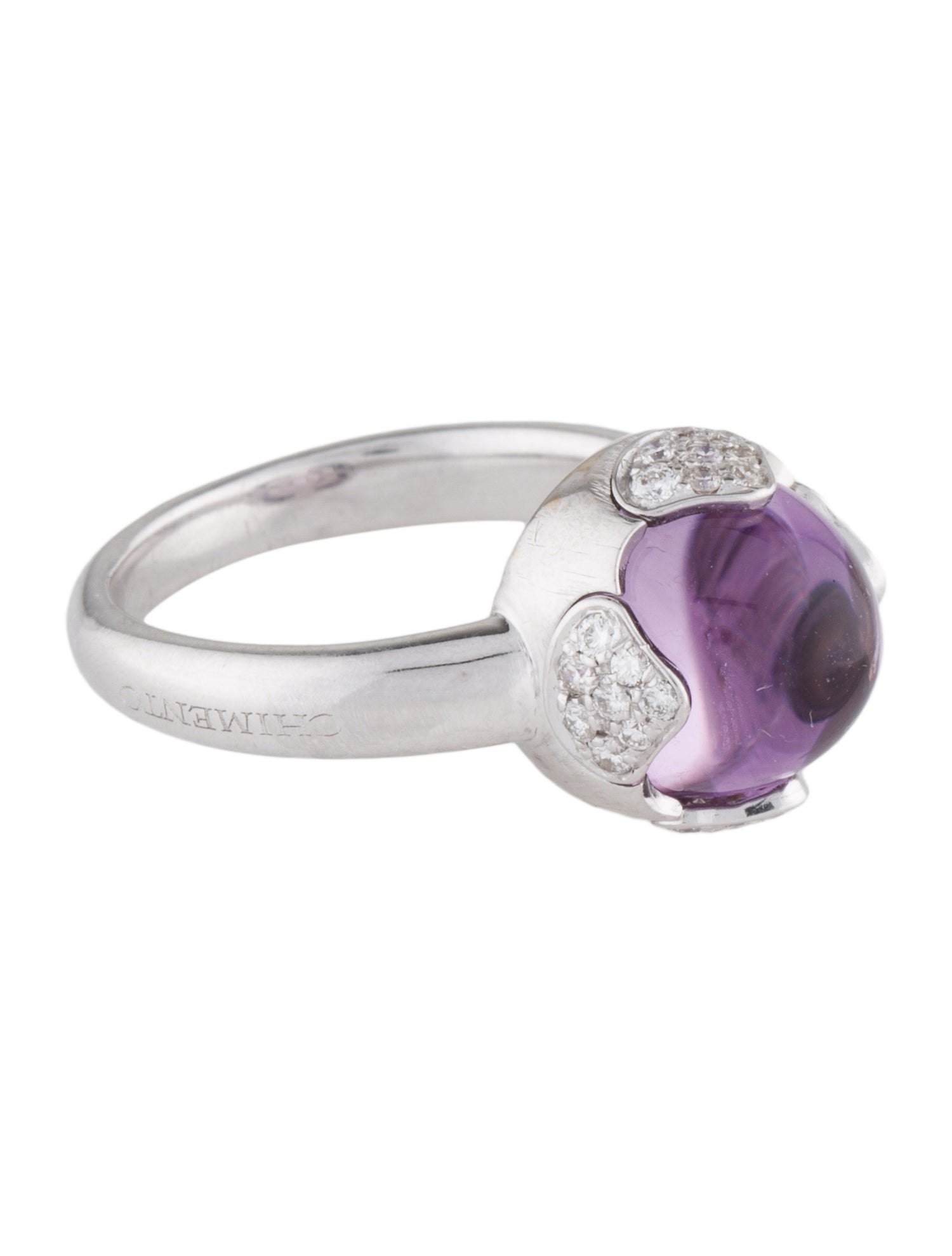 Chimento 18K Amethyst & Diamond Cocktail Ring