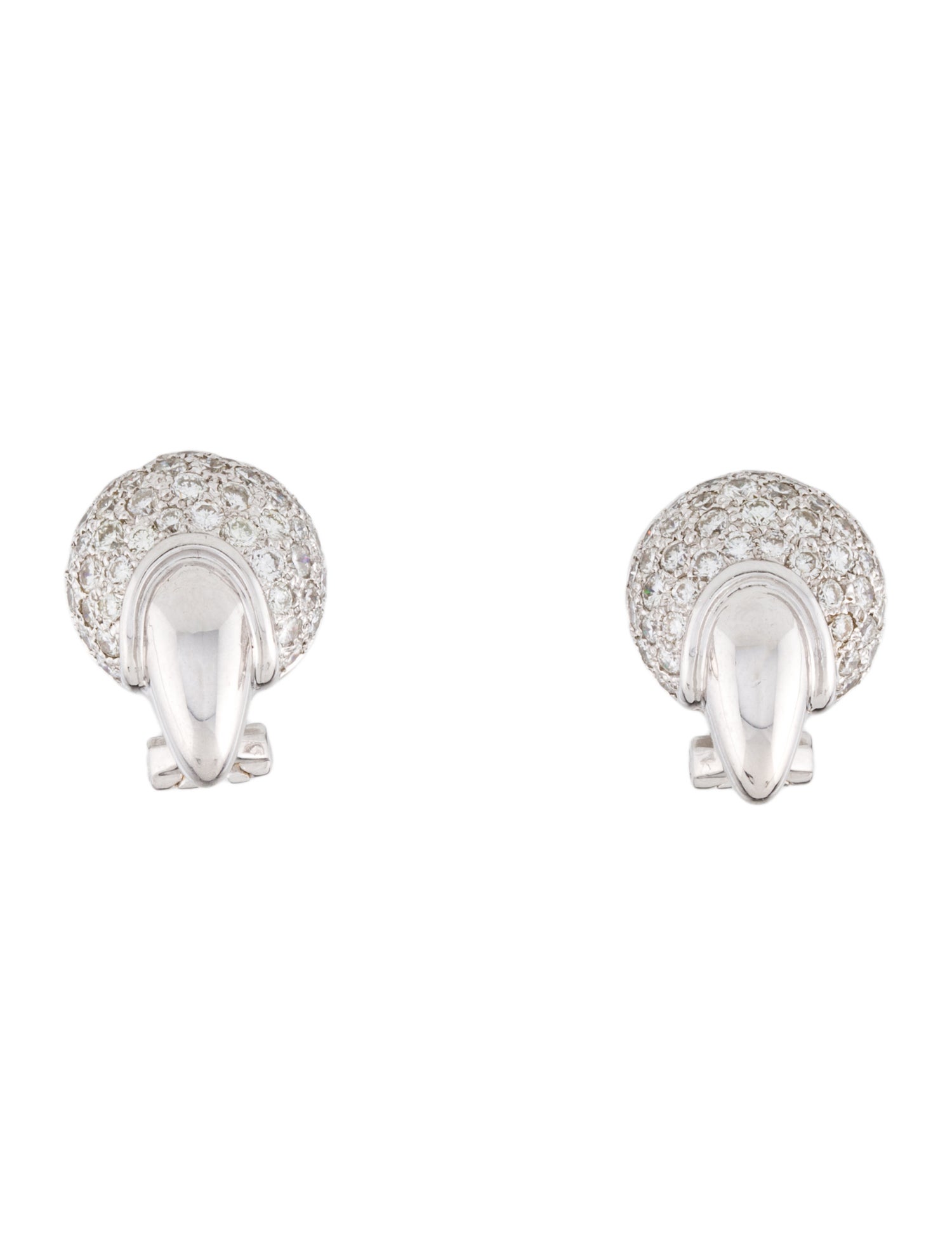 Chimento 18K 1.64ctw Diamond Earclips