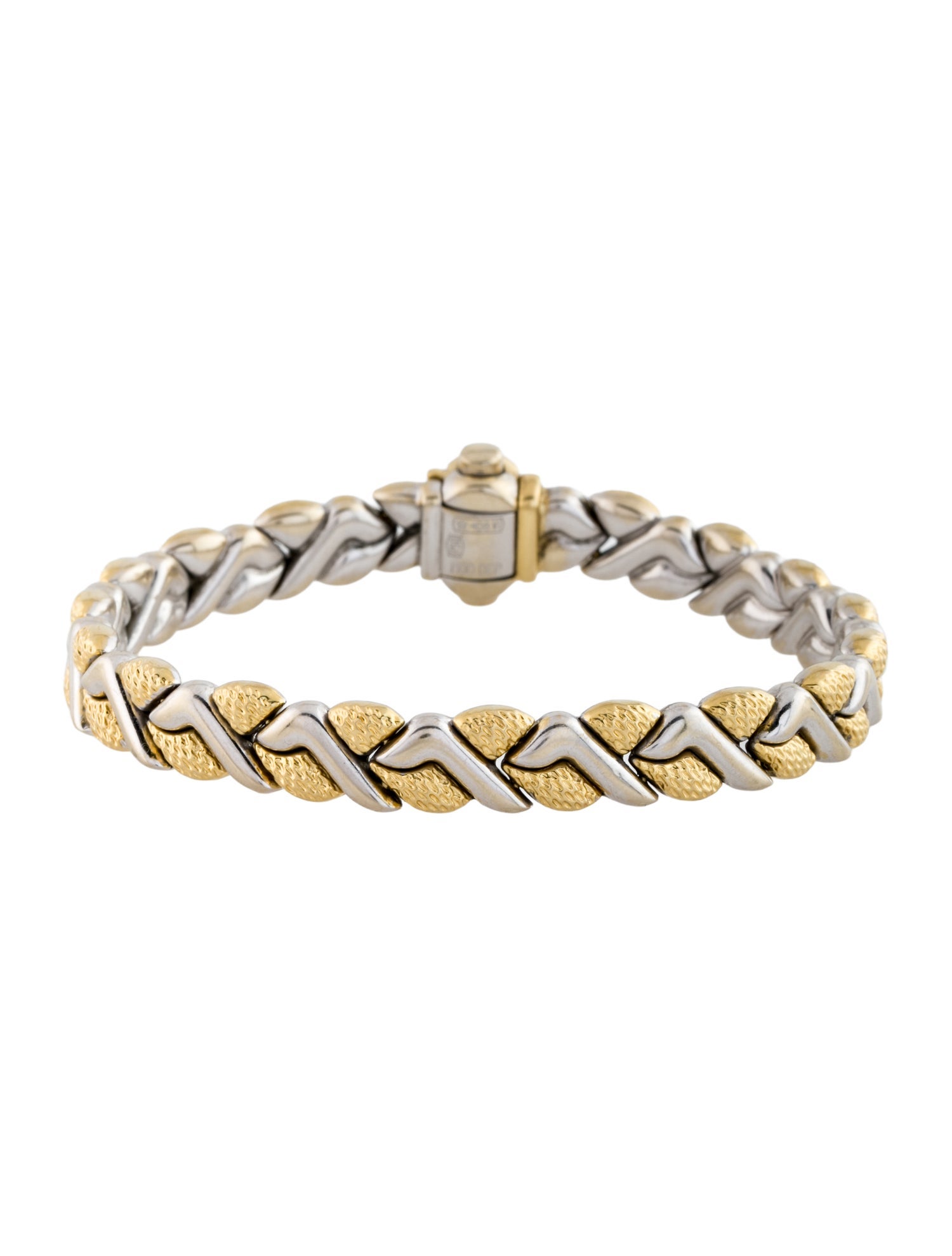 Chimento Diamond Swoop Link Bracelet