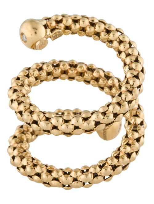 Chimento 18K Diamond Spiral Ring