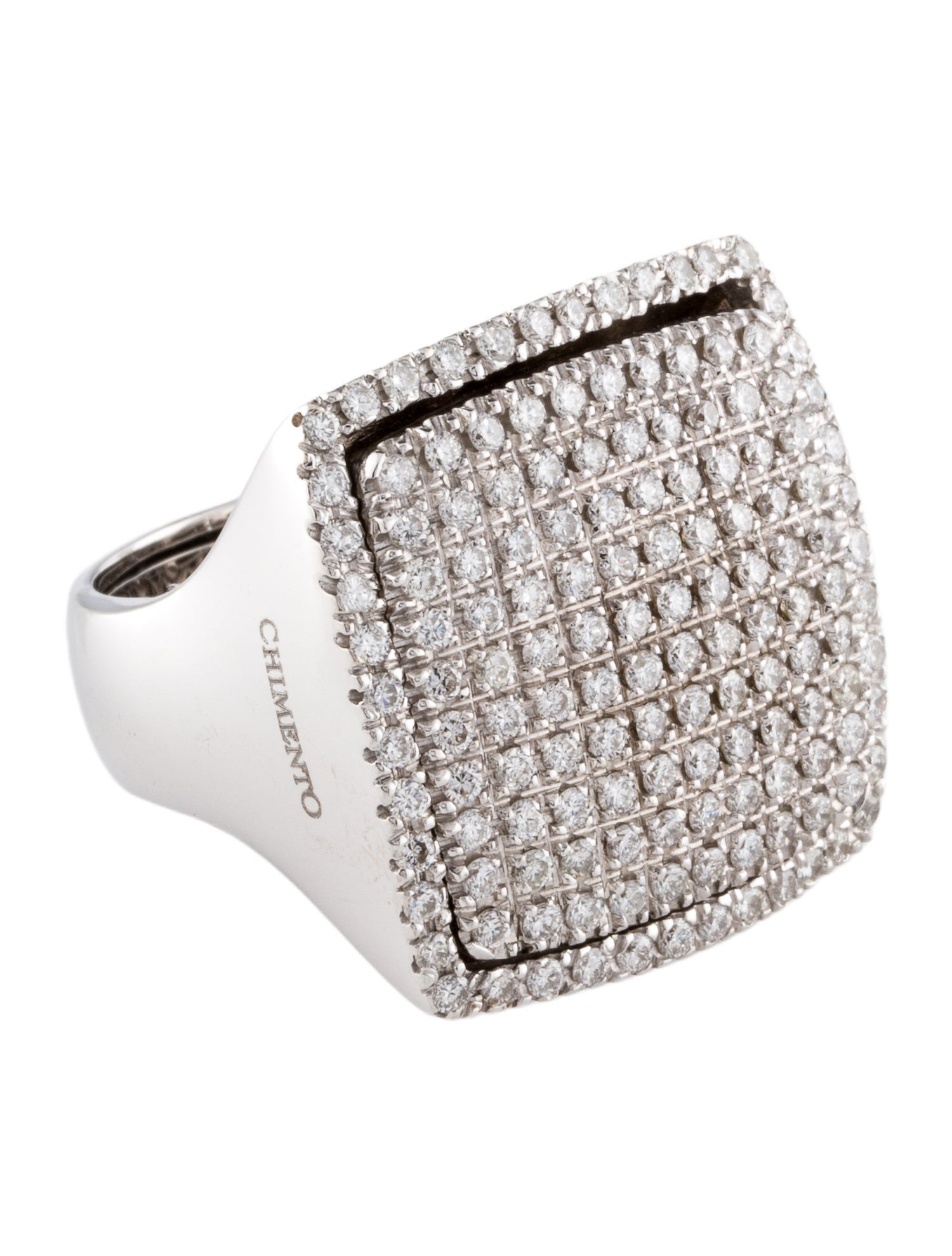 Chimento 18K 1.44ctw Diamond Square Ring