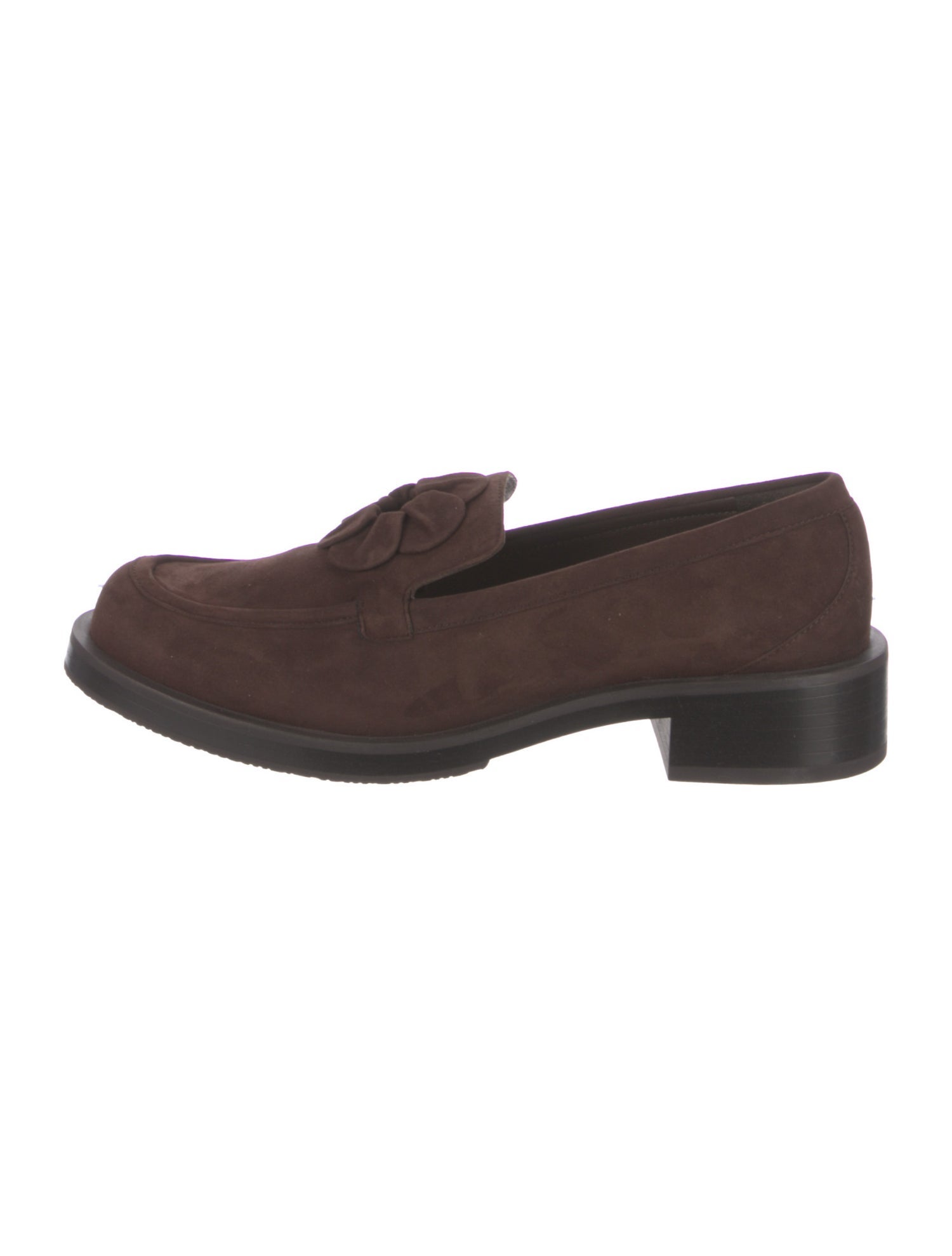 Stuart Weitzman x Sandy Liang Suede Loafers