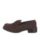 Stuart Weitzman x Sandy Liang Suede Loafers