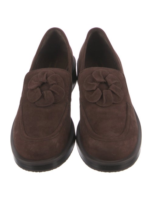 Stuart Weitzman x Sandy Liang Suede Loafers