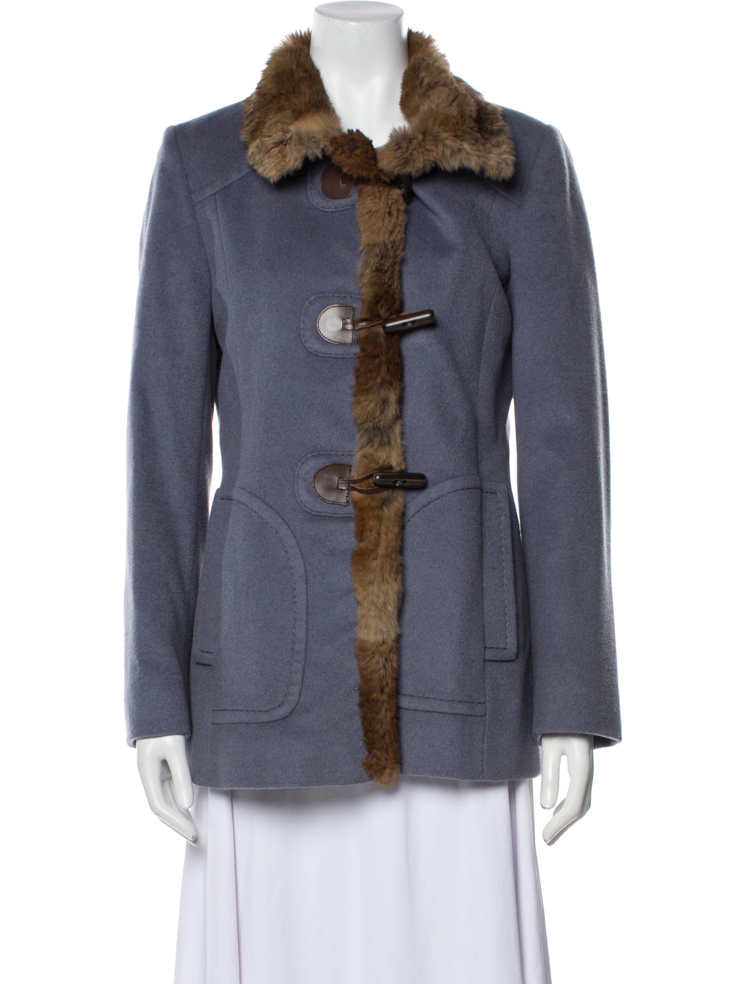 Cinzia Araia Wool Denim Jacket