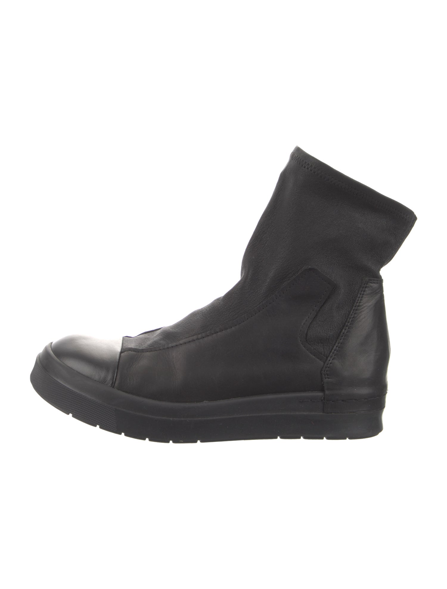 Cinzia Araia Leather Combat Boots